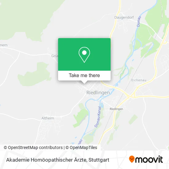 Карта Akademie Homöopathischer Ärzte