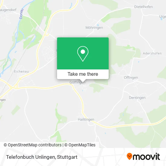 Карта Telefonbuch Unlingen