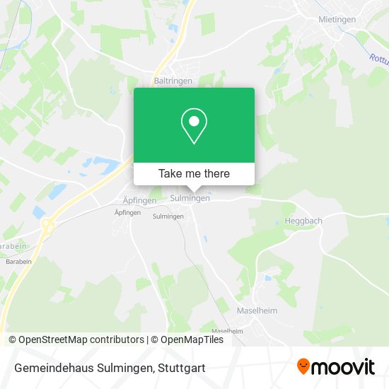 Gemeindehaus Sulmingen map