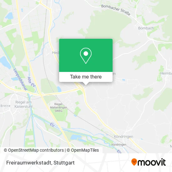 Карта Freiraumwerkstadt