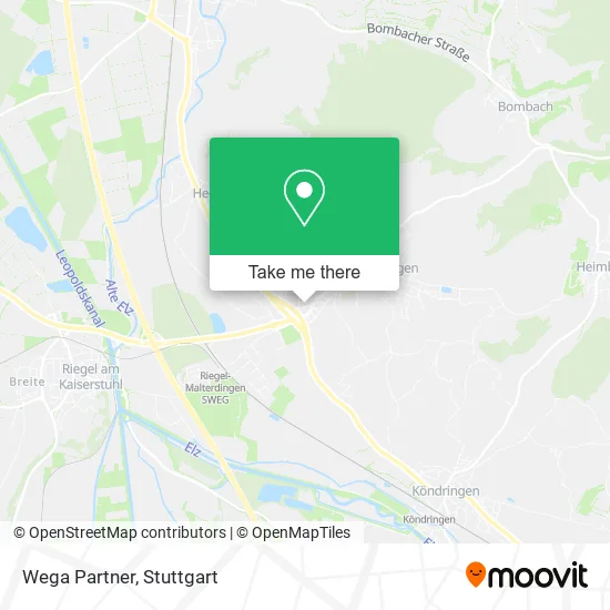 Wega Partner map