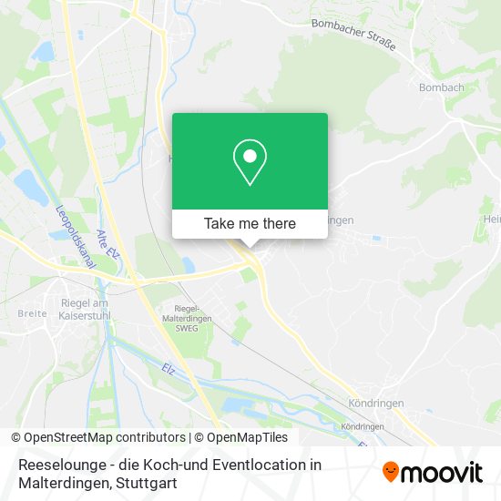 Карта Reeselounge - die Koch-und Eventlocation in Malterdingen