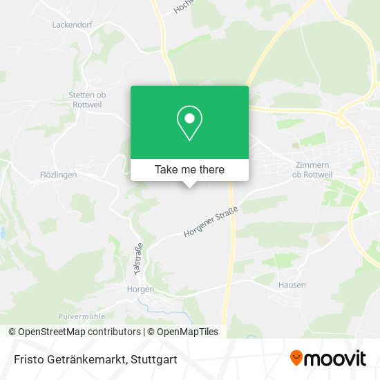 Fristo Getränkemarkt map