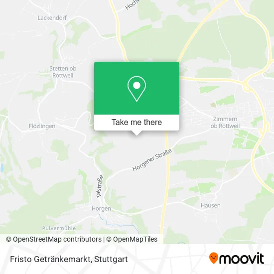 Карта Fristo Getränkemarkt