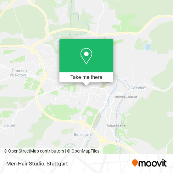 Men Hair Studio map