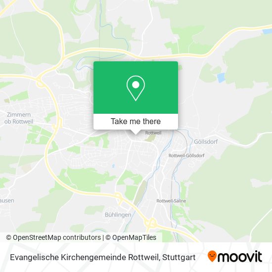 Evangelische Kirchengemeinde Rottweil map