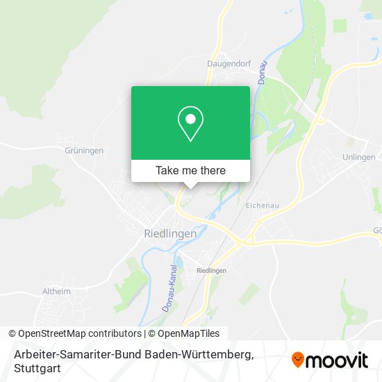 Карта Arbeiter-Samariter-Bund Baden-Württemberg