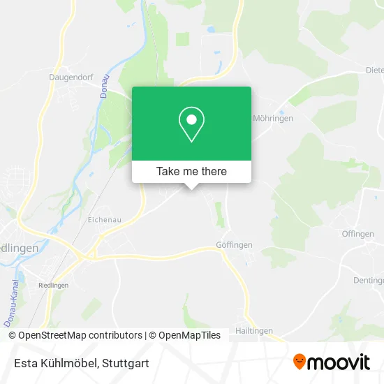 Карта Esta Kühlmöbel