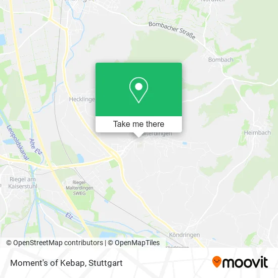 Карта Moment's of Kebap