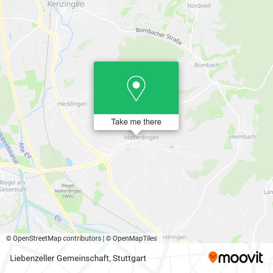 Карта Liebenzeller Gemeinschaft