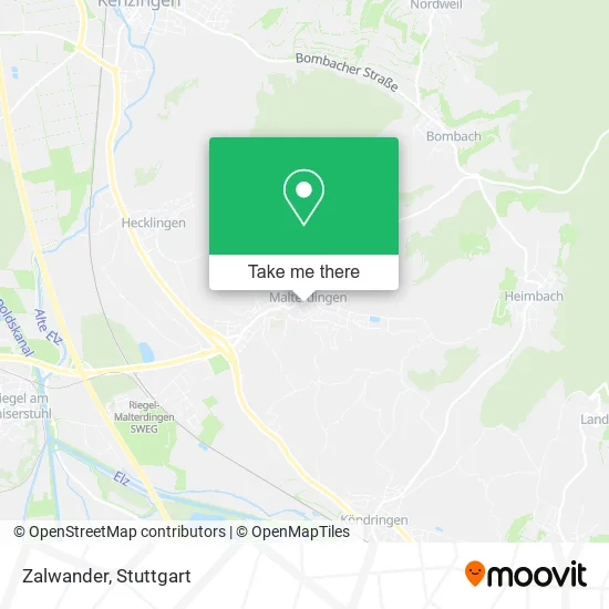 Карта Zalwander