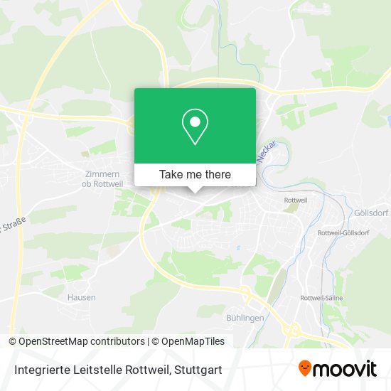 Карта Integrierte Leitstelle Rottweil