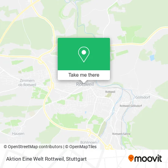 Карта Aktion Eine Welt Rottweil