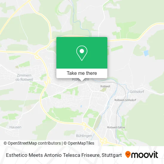 Карта Esthetico Meets Antonio Telesca Friseure