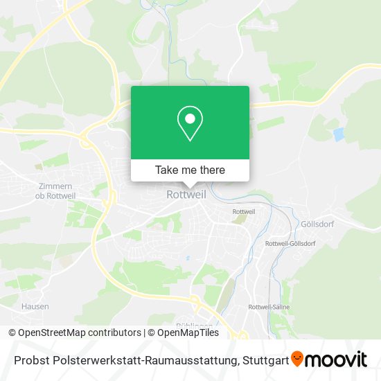 Probst Polsterwerkstatt-Raumausstattung map