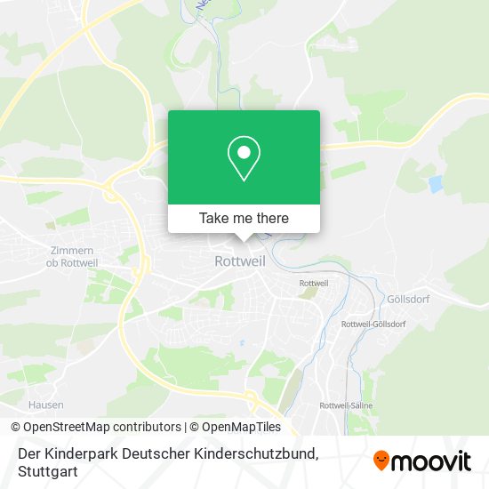 Der Kinderpark Deutscher Kinderschutzbund map