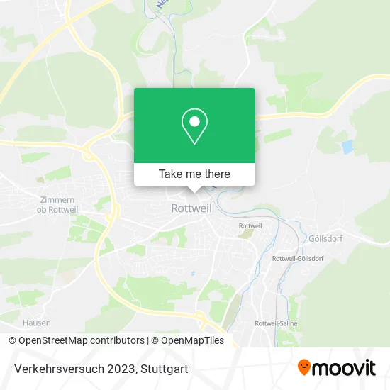 Карта Verkehrsversuch 2023