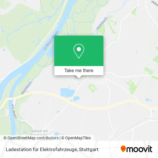 Карта Ladestation für Elektrofahrzeuge