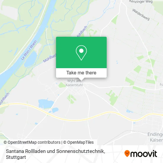Карта Santana Rollladen und Sonnenschutztechnik