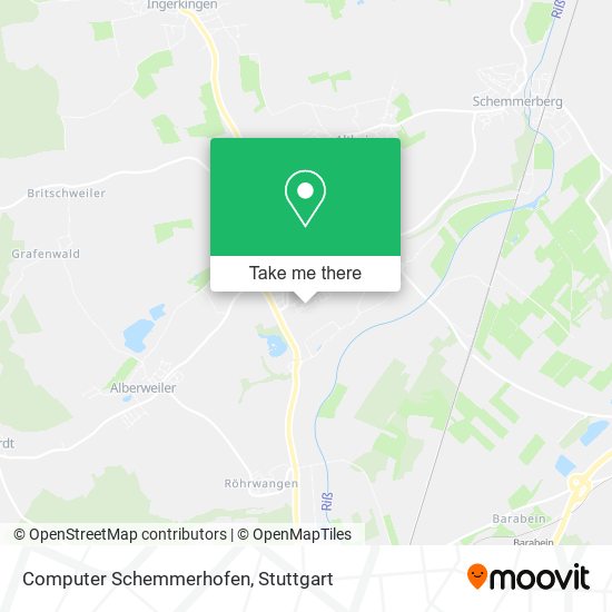 Computer Schemmerhofen map
