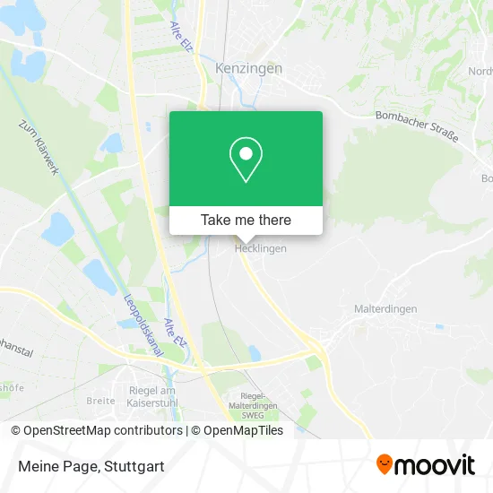 Карта Meine Page