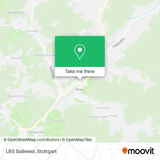 Карта LBS Südwest