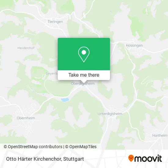 Карта Otto Härter Kirchenchor