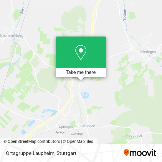 Карта Ortsgruppe Laupheim