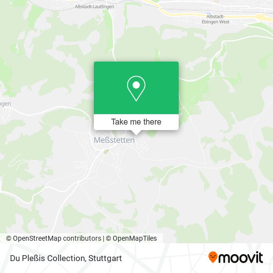 Du Pleßis Collection map