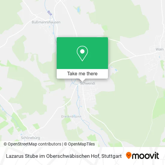 Карта Lazarus Stube im Oberschwäbischen Hof