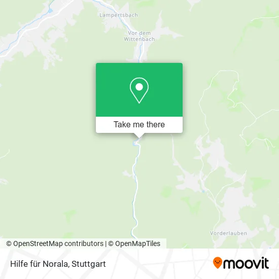 Карта Hilfe für Norala