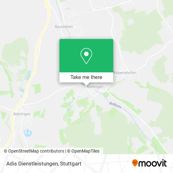 Карта Adis Dienstleistungen