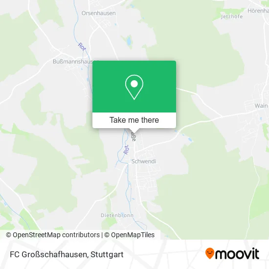 Карта FC Großschafhausen