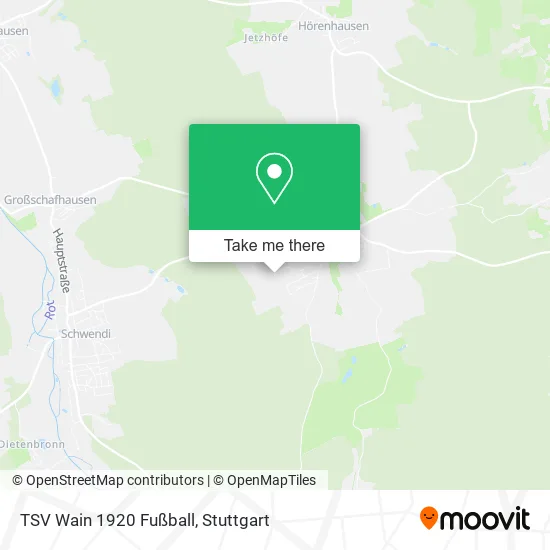 Карта TSV Wain 1920 Fußball