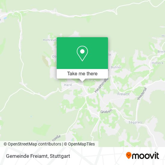 Gemeinde Freiamt map