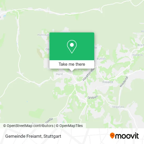 Карта Gemeinde Freiamt