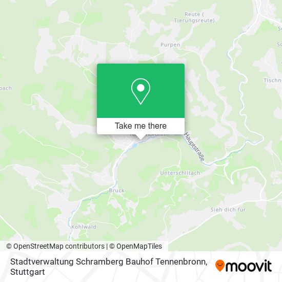 Stadtverwaltung Schramberg Bauhof Tennenbronn map