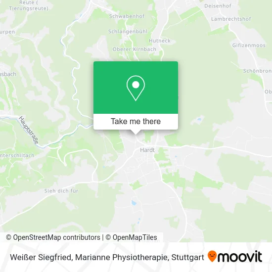 Карта Weißer Siegfried, Marianne Physiotherapie