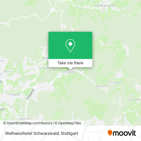 Карта Wellnesshotel Schwarzwald