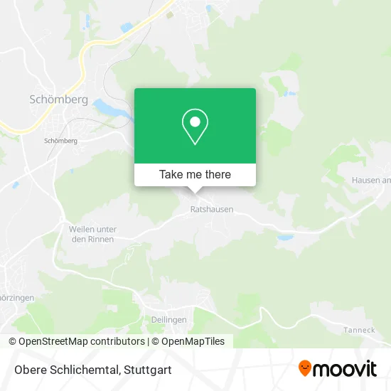 Карта Obere Schlichemtal