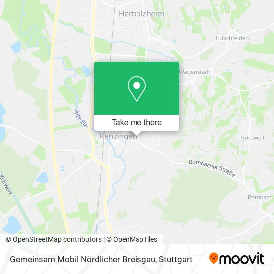 Карта Gemeinsam Mobil Nördlicher Breisgau