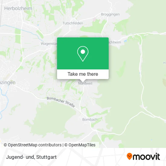 Карта Jugend- und