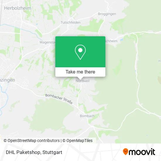 Карта DHL Paketshop