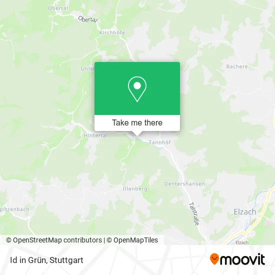 Карта Id in Grün