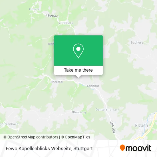Карта Fewo Kapellenblicks Webseite