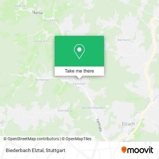 Карта Biederbach Elztal