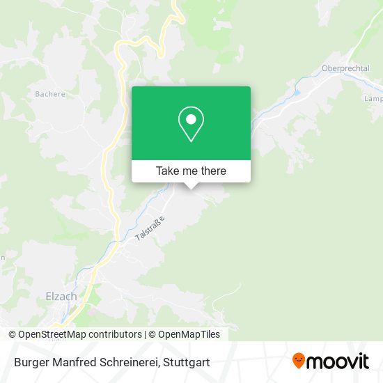 Burger Manfred Schreinerei map