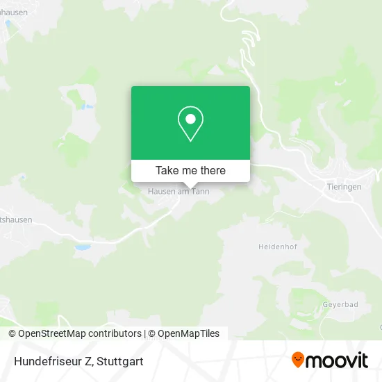 Карта Hundefriseur Z