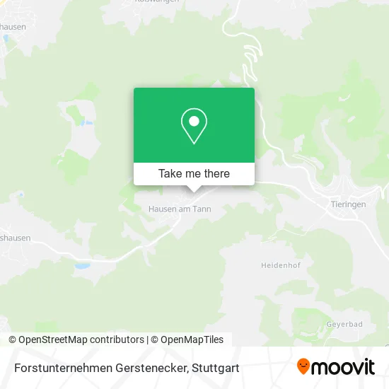 Карта Forstunternehmen Gerstenecker
