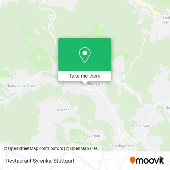 Restaurant Syrenka map